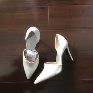 Zara women white shoes